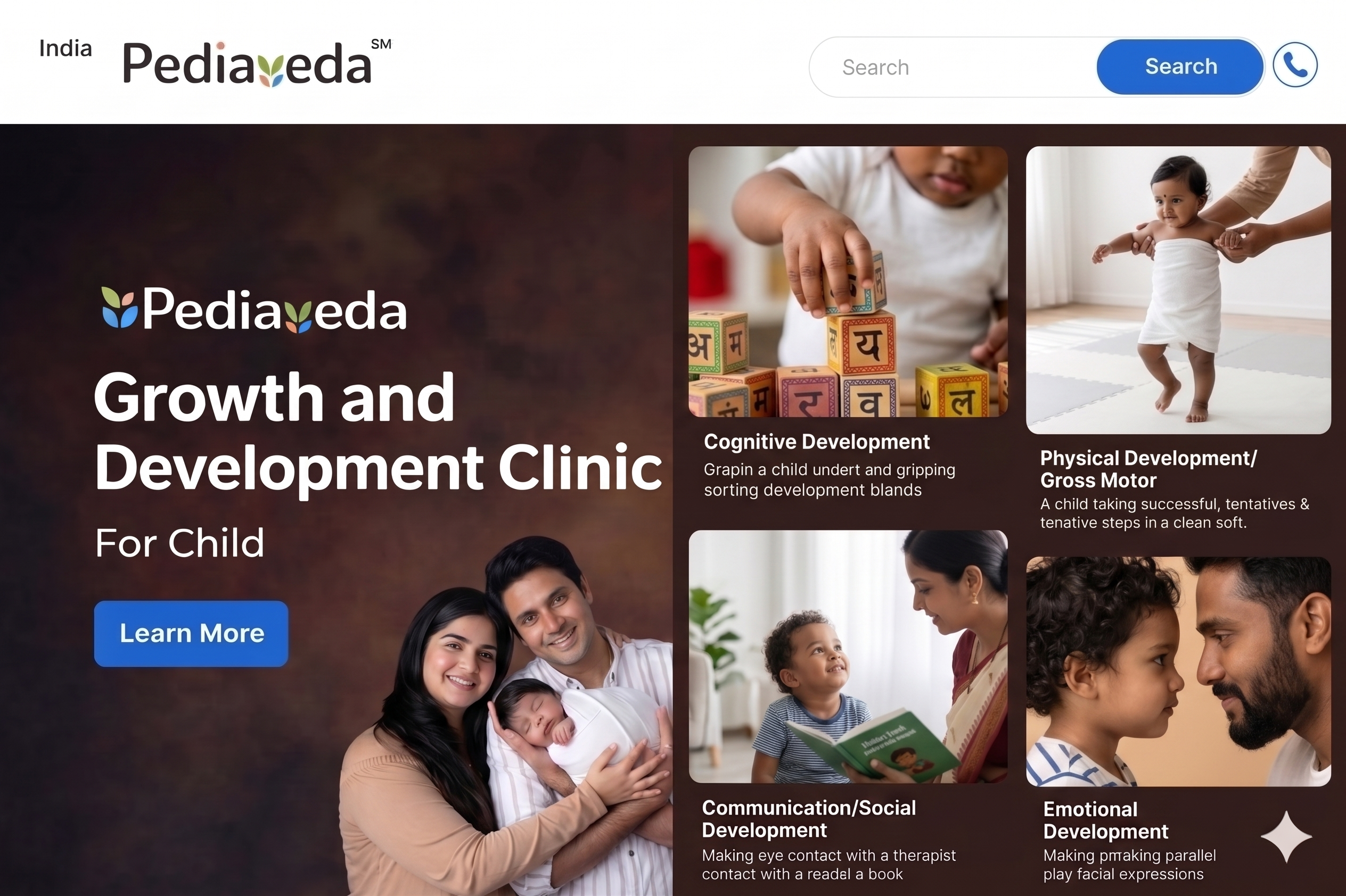 Family-focused Pediaveda wellness visual